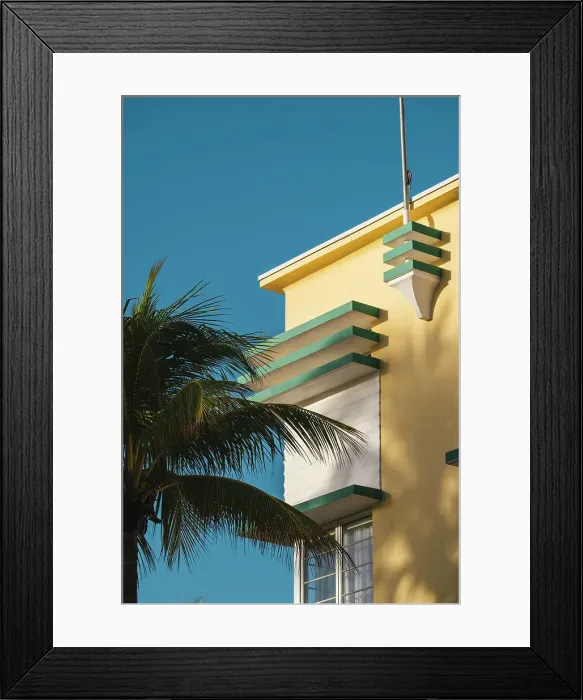Framed Print : Art deco architecture, South Beach, Miami, Dade County, Florida, USA Framed Print : Art deco architecture, South Beach, Miami, Dade County, Florida, USA
