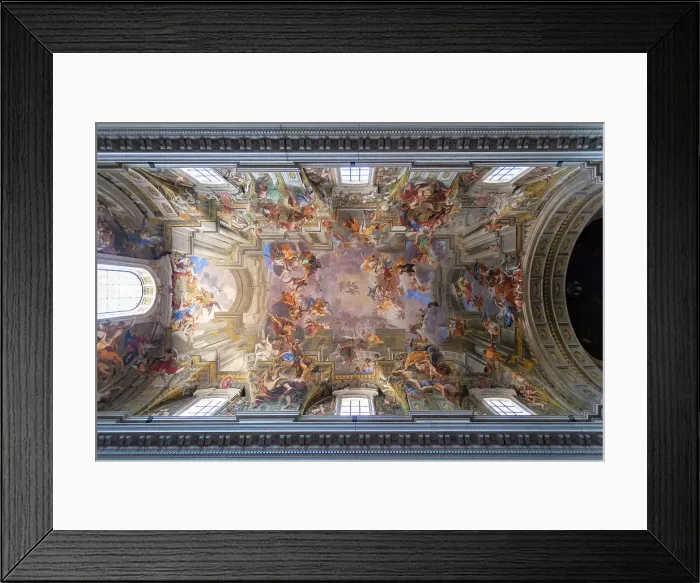 Framed Print : Ceiling fresco of the Church of the Gesu (Chiesa del Gesu), Rome, Lazio, Italy Framed Print : Ceiling fresco of the Church of the Gesu (Chiesa del Gesu), Rome, Lazio, Italy
