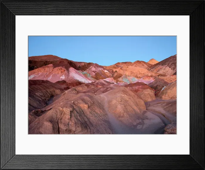 Framed Print : Blue Hour at Artists Palette, Death Valley National Park, California, USA Framed Print : Blue Hour at Artists Palette, Death Valley National Park, California, USA