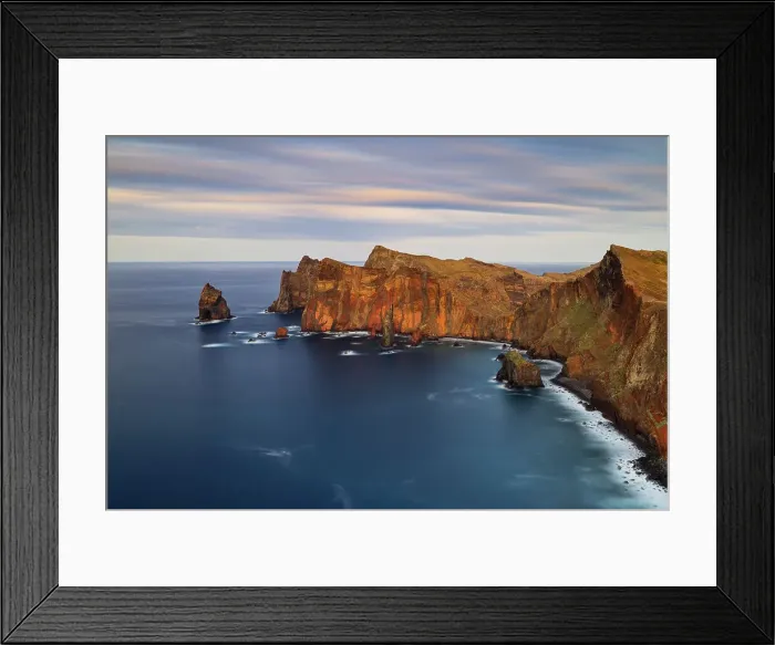 Framed Print : Sunset in Sao Lourenco peninsula during a spring day, Madeira, Portugal Framed Print : Sunset in Sao Lourenco peninsula during a spring day, Madeira, Portugal