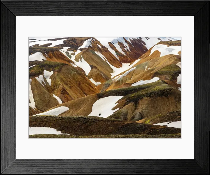 Framed Print : Landmannaugar area during a summer day, Iceland Framed Print : Landmannaugar area during a summer day, Iceland