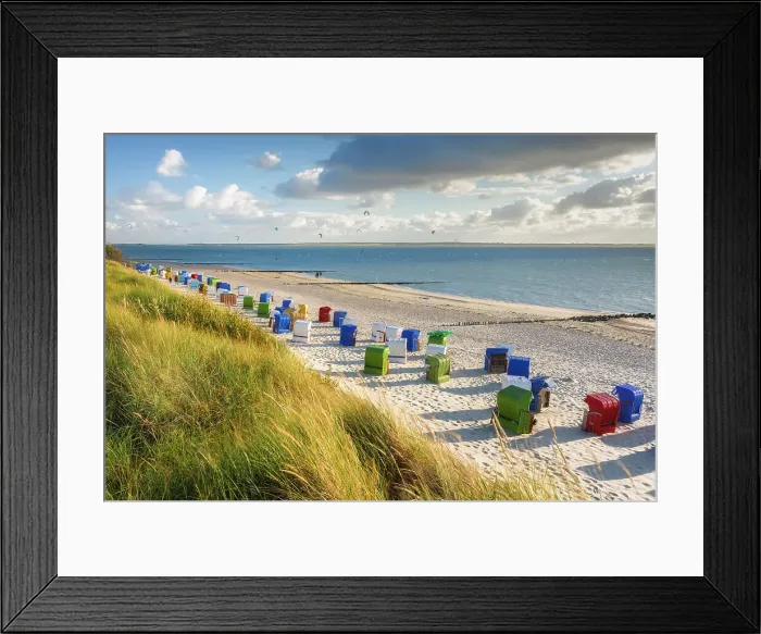 Framed Print : Beach chair at beach near Utersum, Fohr Island, North Sea, North Frisian Islands, Schleswig-Holstein Wadden Sea National Park, North Frisia, Schleswig-Holstein, Germany, Europe Framed Print : Beach chair at beach near Utersum, Fohr Island, North Sea, North Frisian Islands, Schleswig-Holstein Wadden Sea National Park, North Frisia, Schleswig-Holstein, Germany, Europe