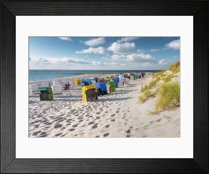 Framed Print : Beach chair at beach near Utersum, Fohr Island, North Sea, North Frisian Islands, Schleswig-Holstein Wadden Sea National Park, North Frisia, Schleswig-Holstein, Germany, Europe Framed Print : Beach chair at beach near Utersum, Fohr Island, North Sea, North Frisian Islands, Schleswig-Holstein Wadden Sea National Park, North Frisia, Schleswig-Holstein, Germany, Europe