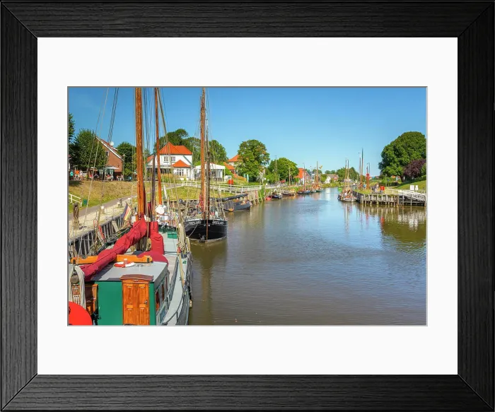 Framed Print : Museum Harbor Carolinensiel, East Friesland, Lower Saxony, Germany, Europe Framed Print : Museum Harbor Carolinensiel, East Friesland, Lower Saxony, Germany, Europe