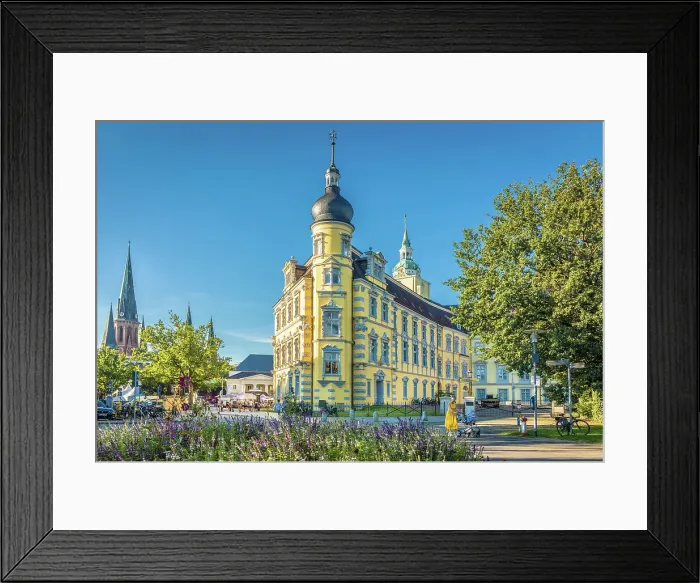 Framed Print : Oldenburg Castle, Oldenburger Land, Lower Saxony, Germany Framed Print : Oldenburg Castle, Oldenburger Land, Lower Saxony, Germany