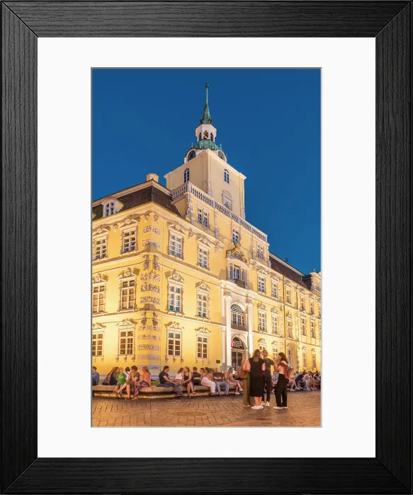 Framed Print : Summer festival on the Oldenburg Castle Square at the blue hour, Oldenburger Land, Lower Saxony, Germany Framed Print : Summer festival on the Oldenburg Castle Square at the blue hour, Oldenburger Land, Lower Saxony, Germany