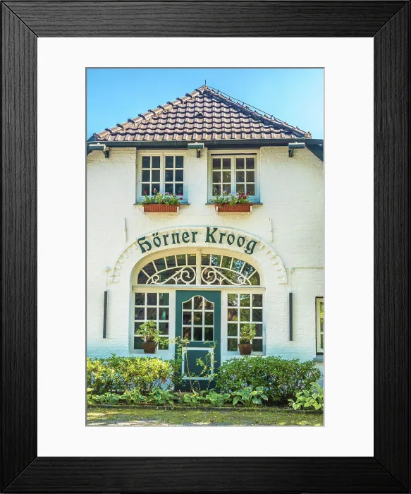 Framed Print : country guesthouse Hoerner Kroog, Wiefelstede, Oldenburger Land, Lower Saxony, Germany Framed Print : country guesthouse Hoerner Kroog, Wiefelstede, Oldenburger Land, Lower Saxony, Germany