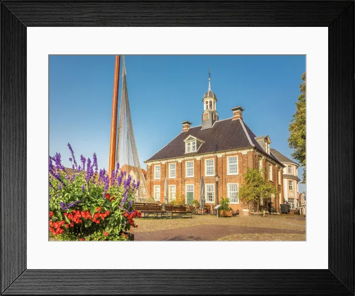 Framed Print : Morning mood at the museum harbor, Leer, East Frisia, Lower Saxony, Germany Framed Print : Morning mood at the museum harbor, Leer, East Frisia, Lower Saxony, Germany