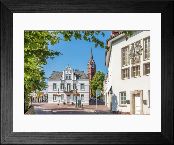Framed Print : Historic pharmacy in the old town of Jever, East Frisia, Lower Saxony, Germany Framed Print : Historic pharmacy in the old town of Jever, East Frisia, Lower Saxony, Germany