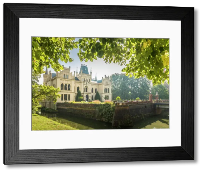 Framed Print : Evenburg Castle near Leer, East Frisia, Lower Saxony, Germany Framed Print : Evenburg Castle near Leer, East Frisia, Lower Saxony, Germany