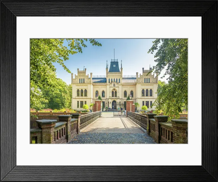 Framed Print : Evenburg Castle near Leer, East Frisia, Lower Saxony, Germany Framed Print : Evenburg Castle near Leer, East Frisia, Lower Saxony, Germany