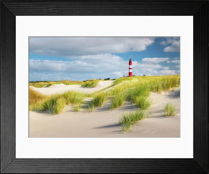 Framed Print : Lighthouse in the dunes, Amrum island, National Park Schleswig-Holsteinisches Wattenmeer, Amrum island, North Sea, North Friesland, Germany, Europe Framed Print : Lighthouse in the dunes, Amrum island, National Park Schleswig-Holsteinisches Wattenmeer, Amrum island, North Sea, North Friesland, Germany, Europe