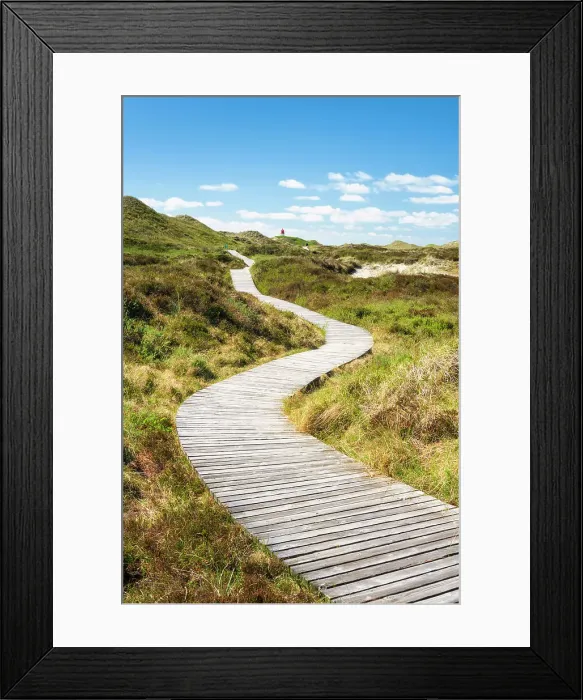 Framed Print : Path to the lighthouse, Amrum island, National Park Schleswig-Holsteinisches Wattenmeer, Amrum island, North Sea, North Friesland, Germany, Europe Framed Print : Path to the lighthouse, Amrum island, National Park Schleswig-Holsteinisches Wattenmeer, Amrum island, North Sea, North Friesland, Germany, Europe