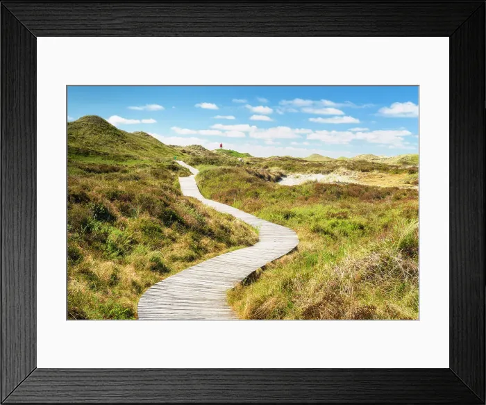 Framed Print : Path to the lighthouse, Amrum island, National Park Schleswig-Holsteinisches Wattenmeer, Amrum island, North Sea, North Friesland, Germany, Europe Framed Print : Path to the lighthouse, Amrum island, National Park Schleswig-Holsteinisches Wattenmeer, Amrum island, North Sea, North Friesland, Germany, Europe