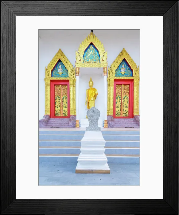 Framed Print : Wat Mongkol Nimit also known as Wat Klang in the Old town, Phuket, Thailand Framed Print : Wat Mongkol Nimit also known as Wat Klang in the Old town, Phuket, Thailand