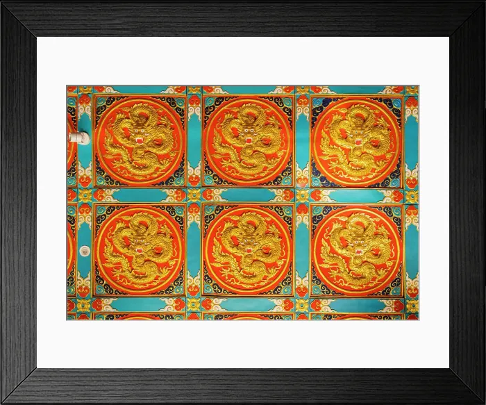 Framed Print : Ceiling at Sam San Shrine, Old town, Phuket, Thailand Framed Print : Ceiling at Sam San Shrine, Old town, Phuket, Thailand