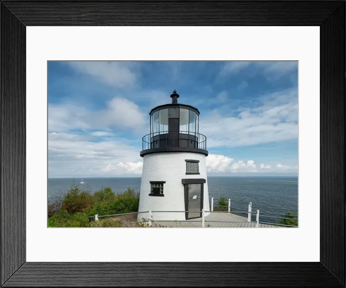 Framed Print : Owl's Head Light, Rockland Harbor, Maine, USA Framed Print : Owl's Head Light, Rockland Harbor, Maine, USA