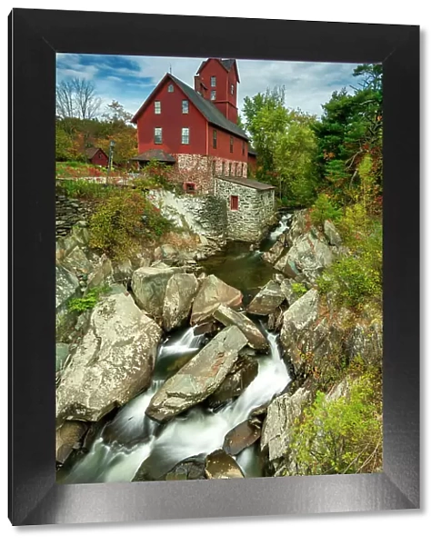 Old Red Mill, Jericho, Vermont, New England, USA