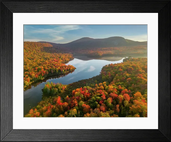 Framed Print : View over Turtlehead Pond, Groton State Forest, Marshfield, Vermont, New England, USA Framed Print : View over Turtlehead Pond, Groton State Forest, Marshfield, Vermont, New England, USA