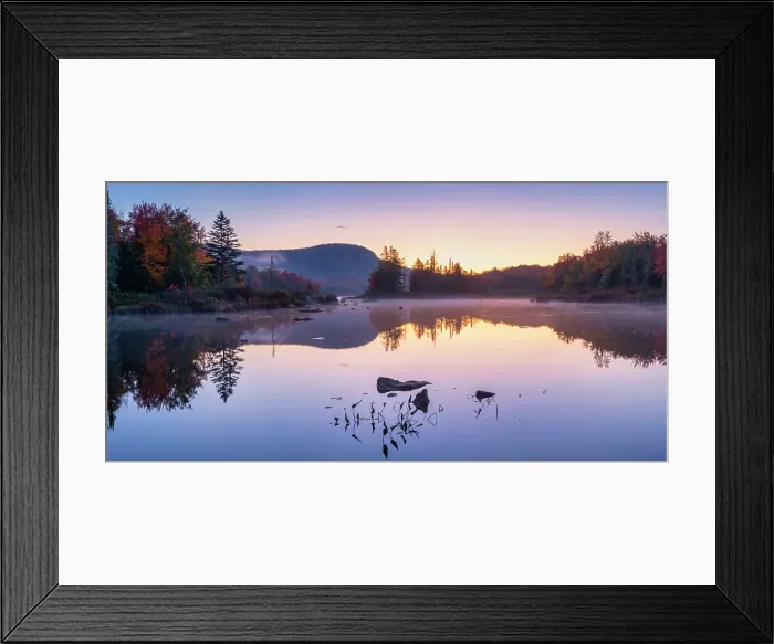 Framed Print : Turtlehead Pond at Dawn, Groton State Forest, Marshfield, Vermont, New England, USA Framed Print : Turtlehead Pond at Dawn, Groton State Forest, Marshfield, Vermont, New England, USA