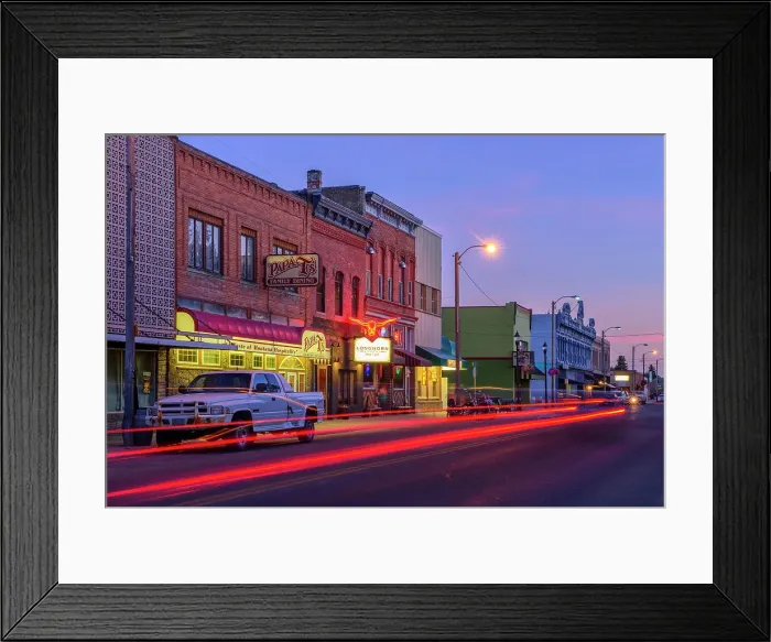 Framed Print : USA, Rockies, Montana, Dillon, downtown Framed Print : USA, Rockies, Montana, Dillon, downtown