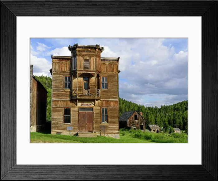 Framed Print : USA, Rockies, Montana, Elkhorn Ghost Town Framed Print : USA, Rockies, Montana, Elkhorn Ghost Town