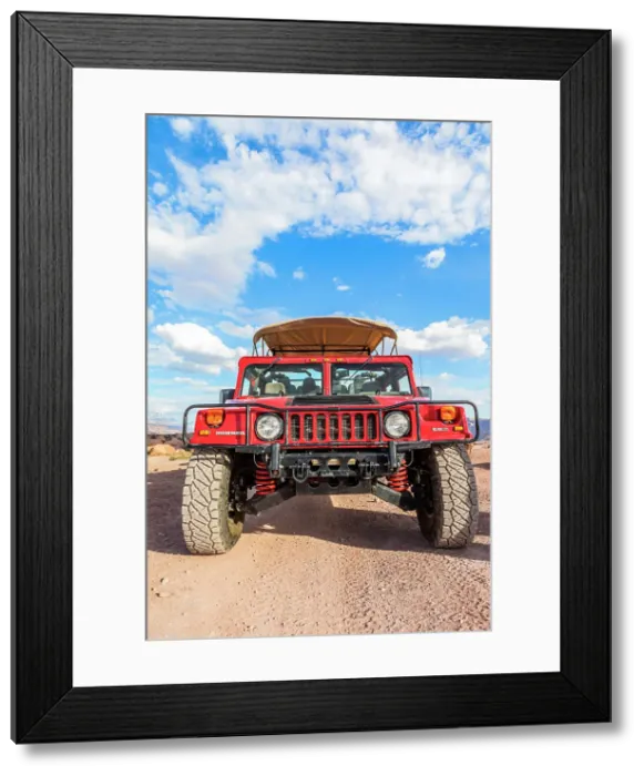 Framed Print : A Jeep at Lion's Back, Utah, USA Framed Print : A Jeep at Lion's Back, Utah, USA