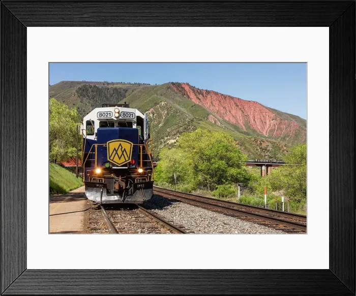 Framed Print : Rocky Mountaineer Train, Glenwood Springs, Colorado, USA Framed Print : Rocky Mountaineer Train, Glenwood Springs, Colorado, USA