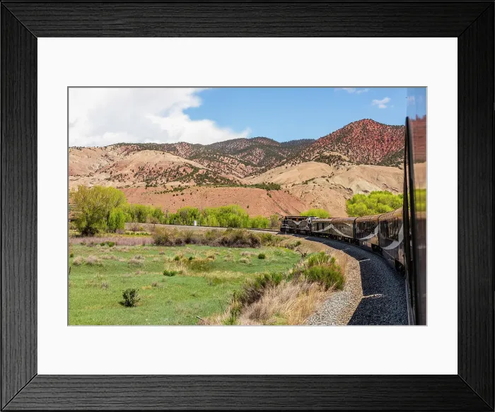 Framed Print : Rocky Mountaineer Train, Colorado, USA Framed Print : Rocky Mountaineer Train, Colorado, USA