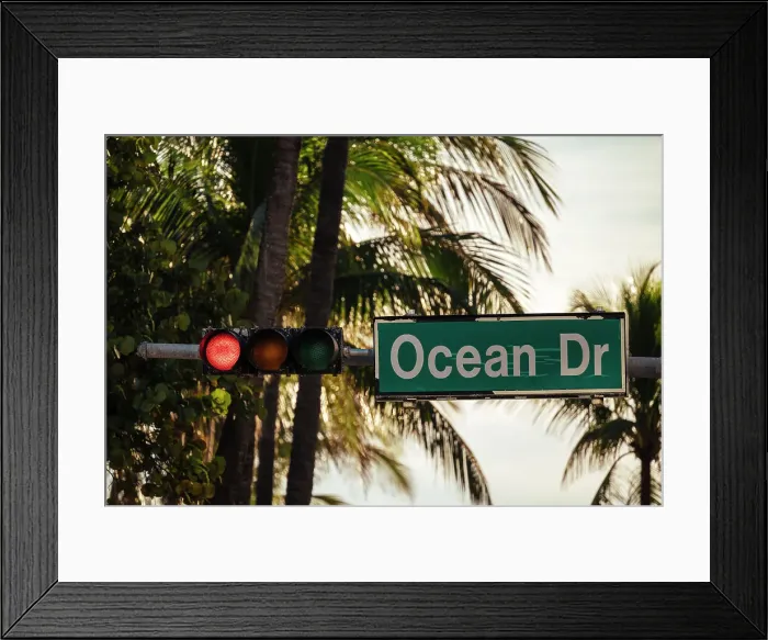 Framed Print : Ocean Drive signage, South Beach, Miami, Dade County, Florida, USA Framed Print : Ocean Drive signage, South Beach, Miami, Dade County, Florida, USA