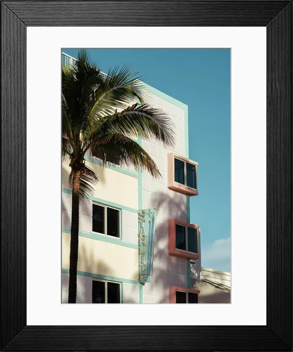 Framed Print : Art deco architecture, South Beach, Miami, Dade County, Florida, USA Framed Print : Art deco architecture, South Beach, Miami, Dade County, Florida, USA