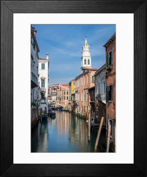 Framed Print : Rio dei Greci canal, Venice, Veneto, Italy Framed Print : Rio dei Greci canal, Venice, Veneto, Italy