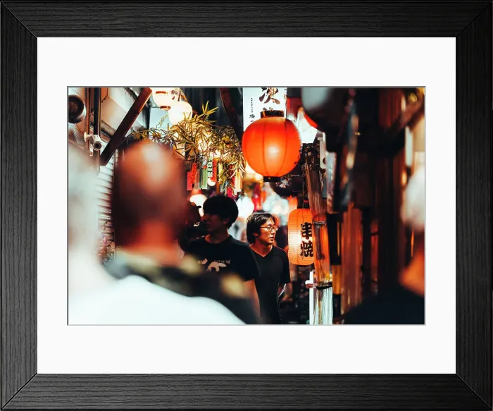 Framed Print : Omoide Yokocho is a maze of small alleys filled with izakaya restaurants, Tokyo, Japan Framed Print : Omoide Yokocho is a maze of small alleys filled with izakaya restaurants, Tokyo, Japan