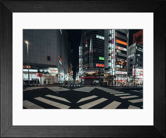 Framed Print : Asia, Japan, Tokyo, Shinjuku, Kabukicho neon signs and crowd Framed Print : Asia, Japan, Tokyo, Shinjuku, Kabukicho neon signs and crowd