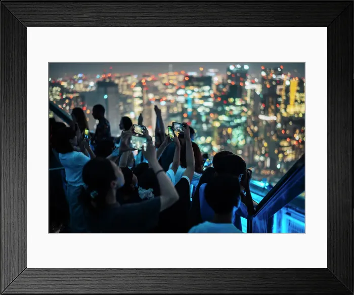 Framed Print : Tourists photographing the view from Tokyo City View and Sky Deck of Roppongi Hills. Tokyo, Japan Framed Print : Tourists photographing the view from Tokyo City View and Sky Deck of Roppongi Hills. Tokyo, Japan