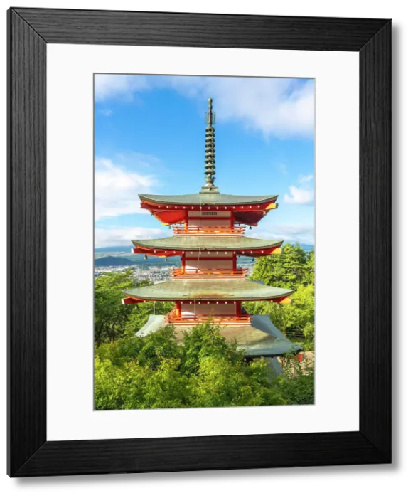 Framed Print : Mt. Fuji and Chureito Pagoda, Fujiyoshida, Yamanashi Prefecture, Japan Framed Print : Mt. Fuji and Chureito Pagoda, Fujiyoshida, Yamanashi Prefecture, Japan