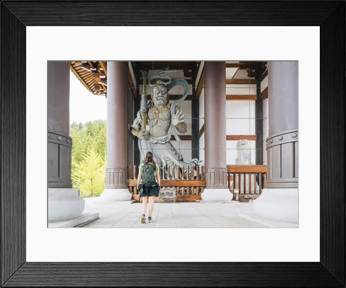 Framed Print : Katsuyama, Seidaiji Temple Guardian statue. Japan Framed Print : Katsuyama, Seidaiji Temple Guardian statue. Japan