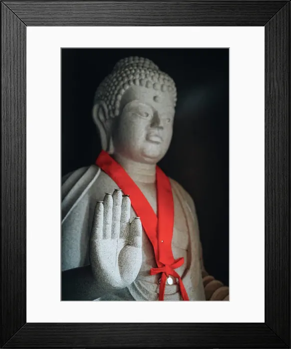 Framed Print : Katsuyama, Seidaiji Temple is home to the Echizen Great Buddha and 1, 281 smaller Buddha statues lining the walls of the Butsuden building. Japan Framed Print : Katsuyama, Seidaiji Temple is home to the Echizen Great Buddha and 1, 281 smaller Buddha statues lining the walls of the Butsuden building. Japan