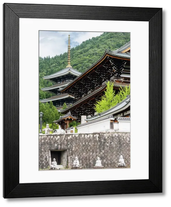 Framed Print : Katsuyama, Seidaiji Temple is home to the Echizen Great Buddha and 1, 281 smaller Buddha statues lining the walls of the Butsuden building. Japan Framed Print : Katsuyama, Seidaiji Temple is home to the Echizen Great Buddha and 1, 281 smaller Buddha statues lining the walls of the Butsuden building. Japan