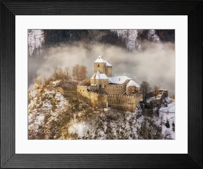 Framed Print : Aerial view of Reifenstein Castle (Castel Tasso), Freienfeld-Campo di Trens, Trentino-Alto Adige / Sudtirol, Italy Framed Print : Aerial view of Reifenstein Castle (Castel Tasso), Freienfeld-Campo di Trens, Trentino-Alto Adige / Sudtirol, Italy