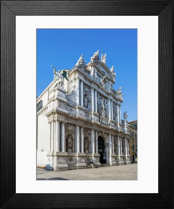 Framed Print : Church of Santa Maria Zobenigo, Venice, Veneto, Italy Framed Print : Church of Santa Maria Zobenigo, Venice, Veneto, Italy