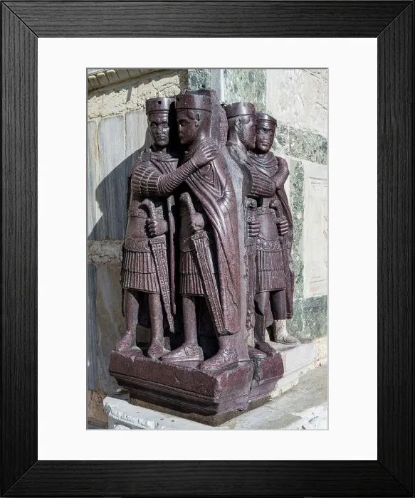 Framed Print : Portrait of the Four Tetrarchs, St Mark's Basilica, Venice, Veneto, Italy