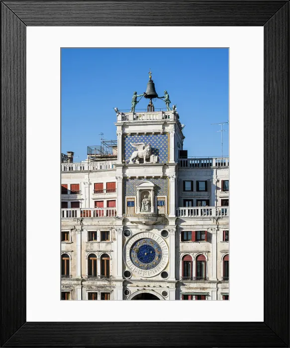 Framed Print : St Mark's Clocktower (Torre dell'Orologio), Venice, Veneto, Italy Framed Print : St Mark's Clocktower (Torre dell'Orologio), Venice, Veneto, Italy
