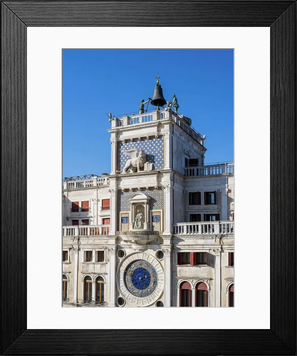Framed Print : St Mark's Clocktower (Torre dell'Orologio), Venice, Veneto, Italy Framed Print : St Mark's Clocktower (Torre dell'Orologio), Venice, Veneto, Italy