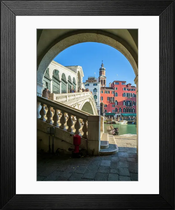 Framed Print : Rialto Bridge (Ponte di Rialto), Venice, Veneto, Italy Framed Print : Rialto Bridge (Ponte di Rialto), Venice, Veneto, Italy