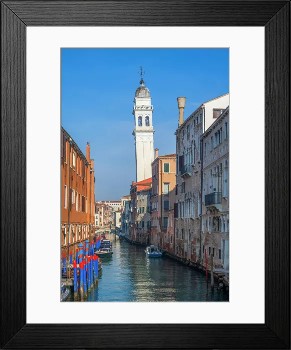 Framed Print : Charming water canal, Venice, Veneto, Italy Framed Print : Charming water canal, Venice, Veneto, Italy