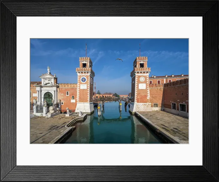 Framed Print : Venetian Arsenal, Venice, Veneto, Italy Framed Print : Venetian Arsenal, Venice, Veneto, Italy