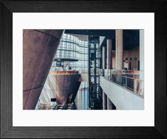 Framed Print : Modern architecture, National Art Center, Roppongi, Tokyo, Japan Framed Print : Modern architecture, National Art Center, Roppongi, Tokyo, Japan
