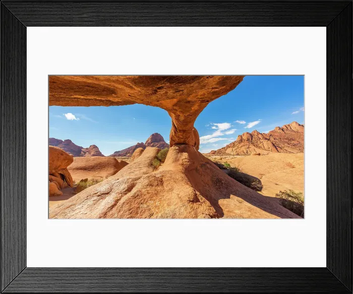 Framed Print : Africa, Namibia. The rock arch near to the Spitzkoppe Framed Print : Africa, Namibia. The rock arch near to the Spitzkoppe