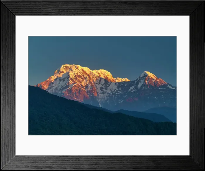 Framed Print : Annapurna South (7, 219m), Nepal, Asia Framed Print : Annapurna South (7, 219m), Nepal, Asia
